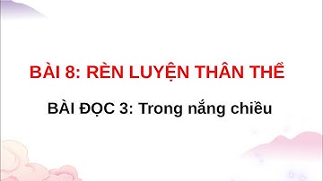 Giáo án powerpoint Đọc: Trong nắng chiều trang 101, 102 | GA điện tử Tiếng Việt 3 Cánh diều