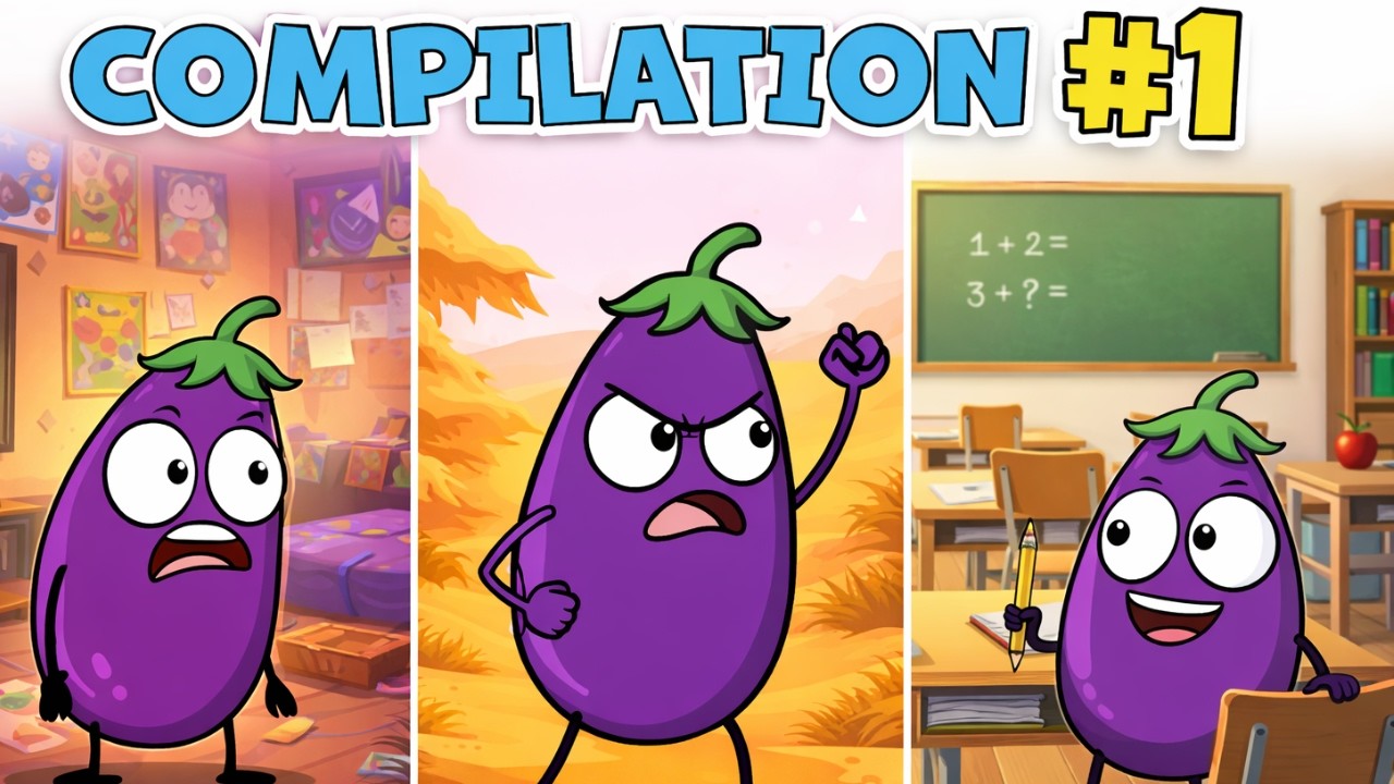 Funny Cartoons Compilation 1|the Best of Nobody Brinjal