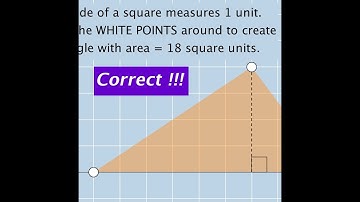 Create a Triangle with Given Area: Quick Formative Assessment with GeoGebra