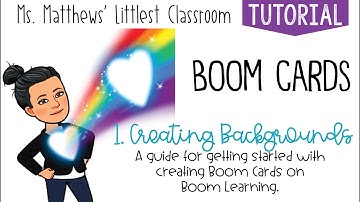 1. Boom Cards - Creating a Background Using PowerPoint