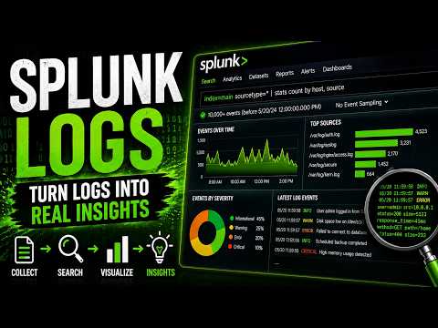 Splunk Logs Explained | How to Search, Analyze & Turn Logs Into Real Insights