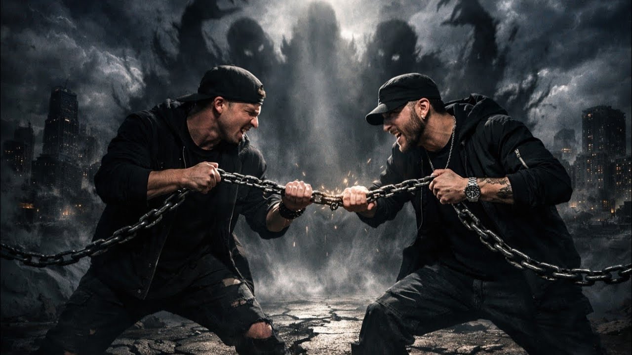 NF ft Eminem – Battle | Lyrics Video