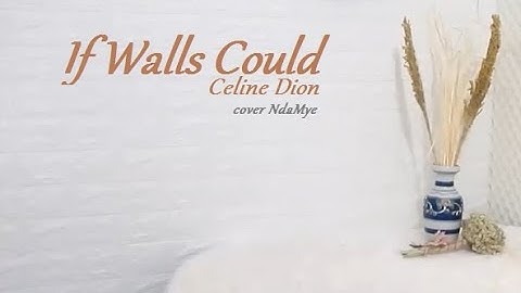 IF WALLS COULD TALK - CELINE DION (COVER) NDAMYE