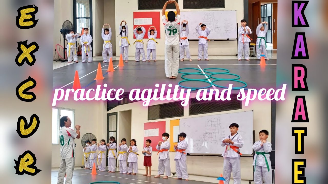 Excur Karate practice agility and speed - YouTube