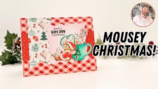 How To Make A Cute Mousey Christmas Card!