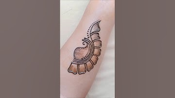 Simple mehndi🌿 designs for beginners😊 #mehndi #hennadesign #henna #mehandi #mehndidesign