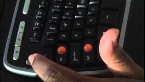 how does a blind person use a computer keyboard
