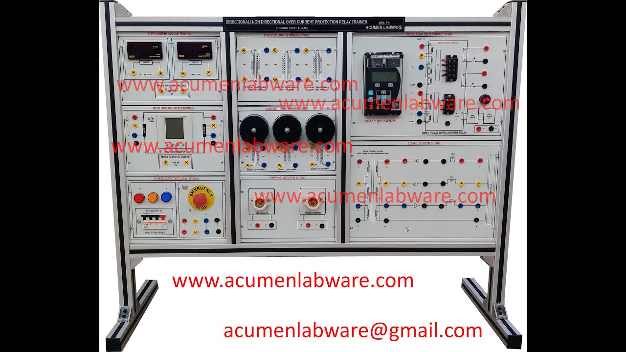 Directional / Non Directional Over Current Protection Relay Trainer
