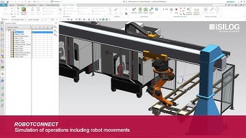 Robotic and automation simulation with NX Mechatronics Concept Designer and PLCConnect