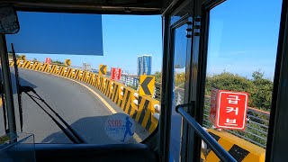 [4K] 부산 수정동 산복도로 86번 주행영상 | Busan City Bus 86 Driving Tour