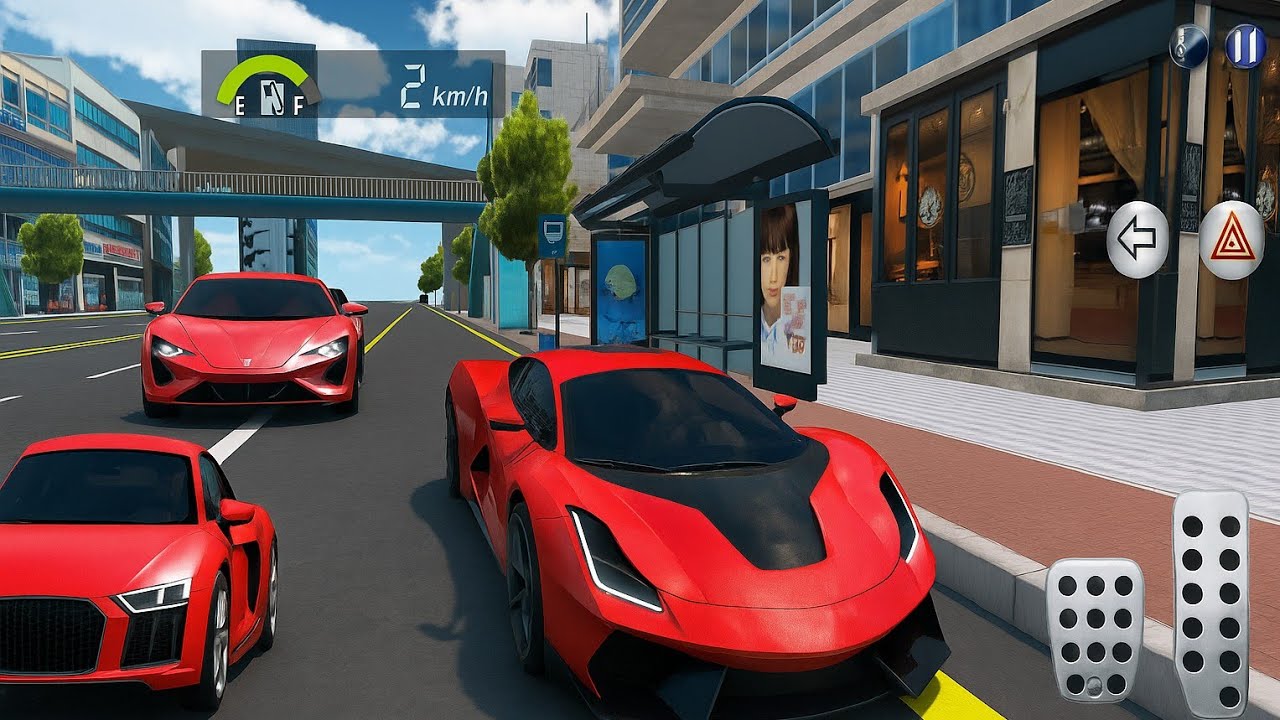 New  stylish Merceds -3d Driving Class android game play video || Car Game #gameplay