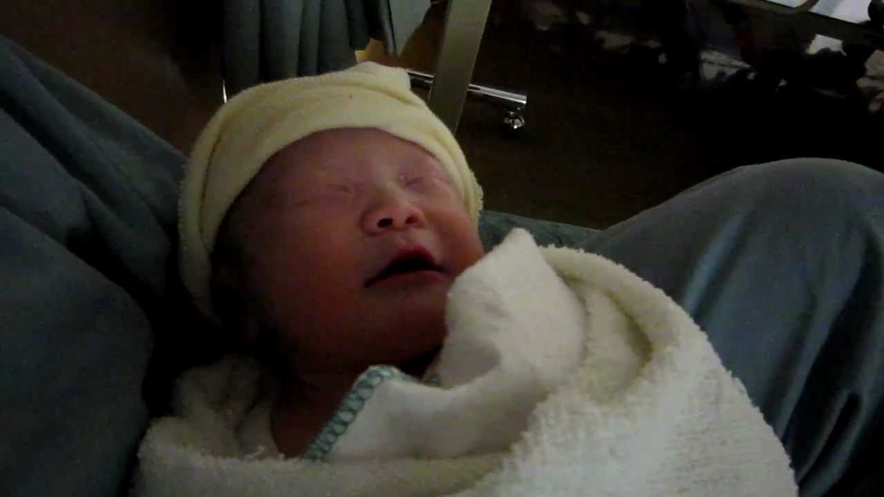 new born elise is looking for milk.