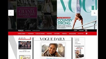 Vogue: Sticky Navigation