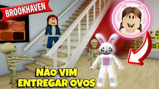 VIREI UM COELHO e TROLLEI OS JOGADORES no BROOKHAVENRP ROBLOX