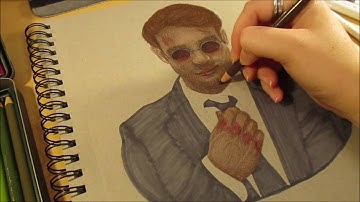 Charlie Cox // Matt Murdock Speed-Drawing