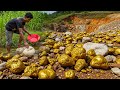 Man Discovers River FULL of Giant Gold Nuggets — Unbelievable Footage!