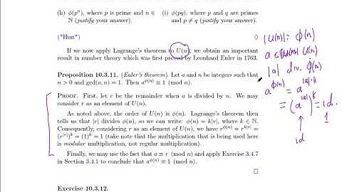 Cosets Section 3 (2): Applications of Lagrange