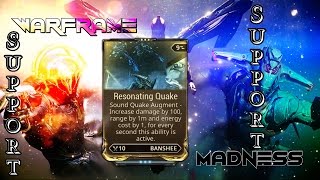 Warframe - New Banshee Support (Resonating Quake)