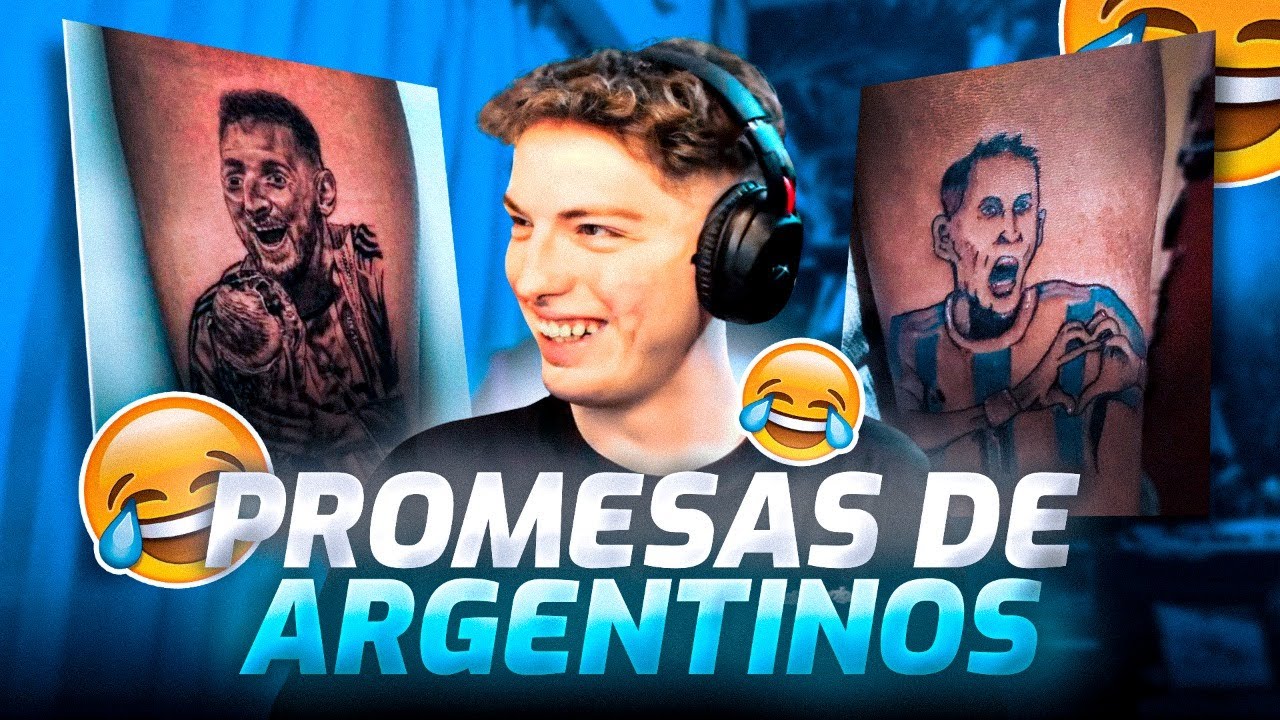 PROMESAS DE ARGENTINOS POR EL MUNDIAL (TATUAJES, CORTES DE PELO Y MAS)