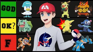 Ranking EVERY Starter Pokémon (Gen 1 - 9)
