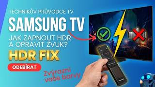 Jak zapnout 4K R na Samsung TV MI U Color