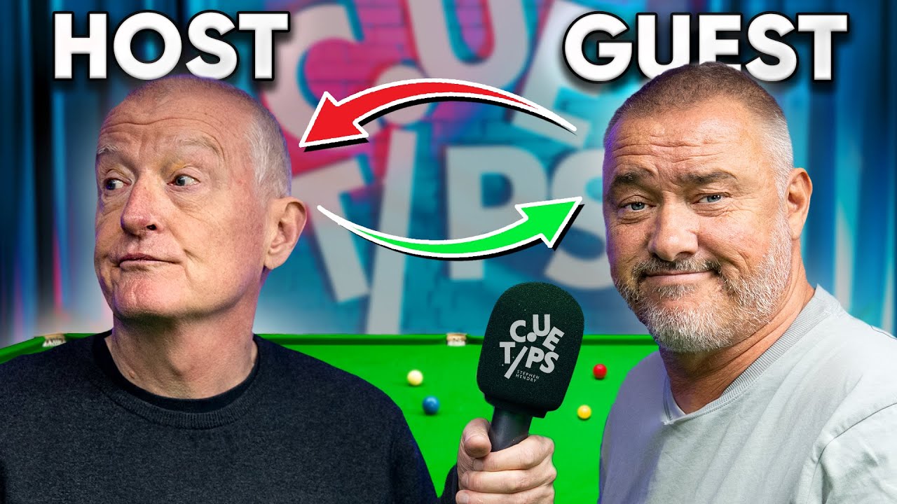 Steve Davis TAKES OVER Cue Tips To Interview Stephen!