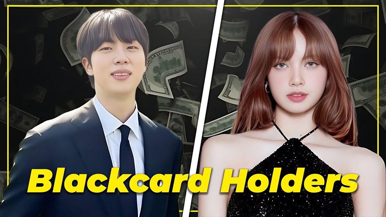 What is Black Card I Black Card Holder Richest Kpop Idols 2024 YouTube