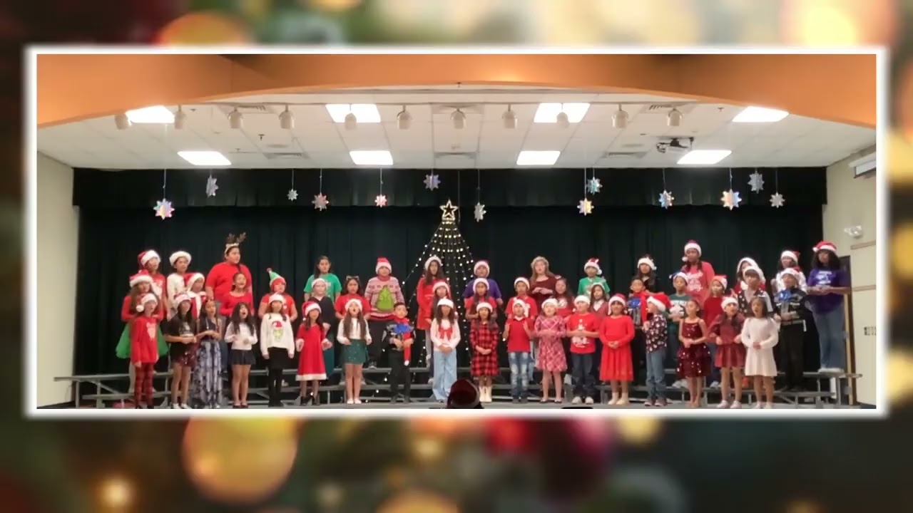 Fisher Elementary Choir perform ‘I'm The Happiest Christmas Tree’