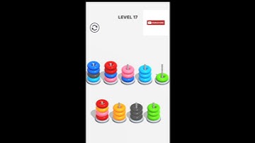 hoop stack level 17🔥 #gamesshort #games #hoopstack #youtubeshorts
