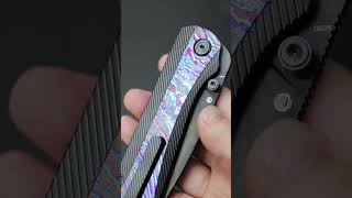 KB Zephyr Linerlock DLC Ti with Zircuti Inlay