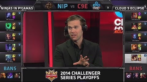 Cloud 9 Eclipse vs Ninjas in Pyjamas | Game 3 Finals of EU Challenger Series | C9E vs NIP G3