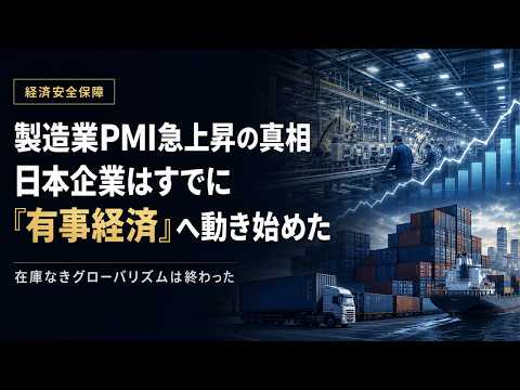 製造業PMI急上昇の真相――日本企業はすでに「有事経済」へ動き始めた