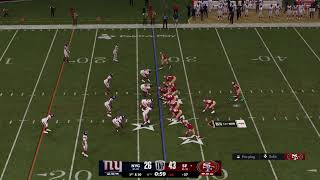 Madden 26 2026 Week 3 NY Giants @ San Francisco 49ers