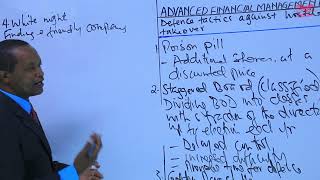 DEFENCE TACTICS  AGAINST HOSTILE TAKEOVER -WHITE NIGHT