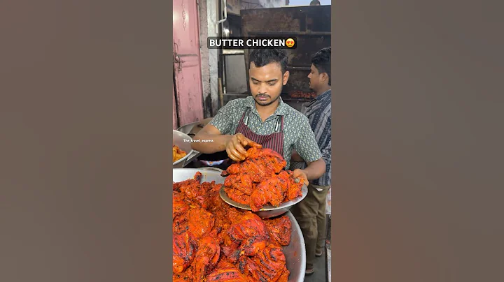 BUTTER CHICKEN😍 | Indian Street Food #shortvideo #shorts #trending #viralvideo thumbnail