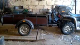 Прицеп для квадроцикла самосвал самодельный Прицеп для квадроцикла самосвал самодельный