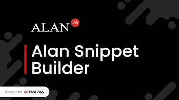 How to use alan snippet builder in Theme Alan v15