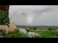 Strong Tornado hits Tarnogsky District, Vologda  RUSSIA