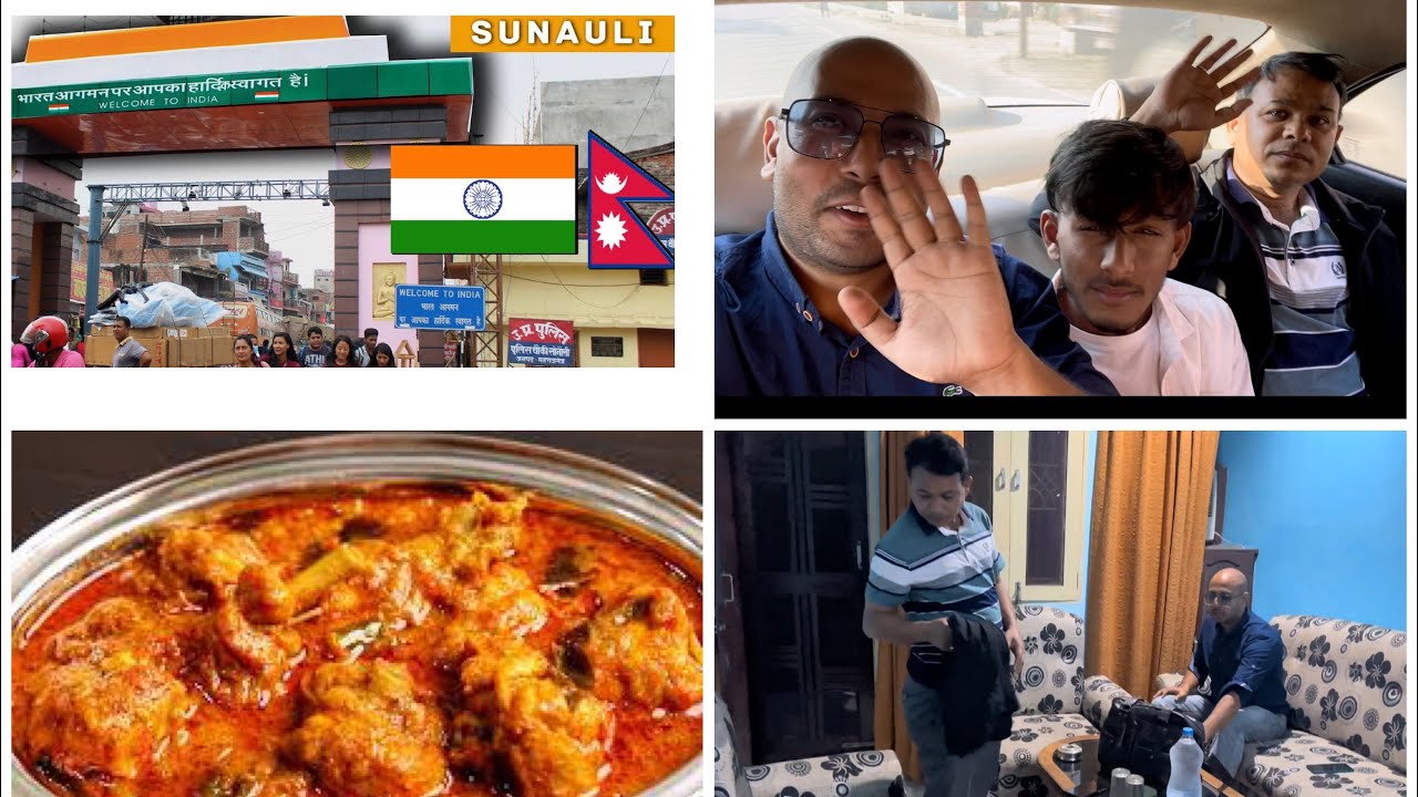 Traveling to 🇮🇳 India, gorakhpur from 🇳🇵 Nepal Butwal some amaizing experience and eating foods