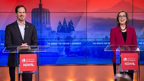 Highlights of the Oregon governors debate between Kate Brown and Knute Buehler