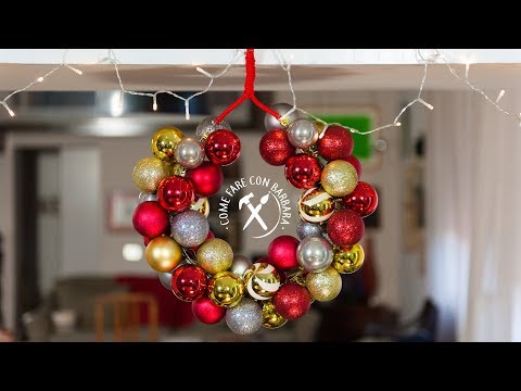 Decorazioni Natalizie Youtube.Ghirlanda Di Natale Fai Da Te Con Pigne E Stelline Luminose Decorazioni Di Natale Youtube