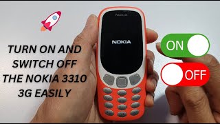 📱 How to Turn On and Switch Off the Nokia 3310 3G Easily | Quick Legacy Guide 🔥