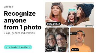 Information Face Recognition, Age, Gender & Emotion Detection in Python | UniFace News