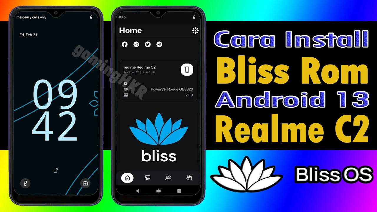 Custom ROM Bliss Android 13 Realme C2 RMX1941 | Cara Install Lengkap ...