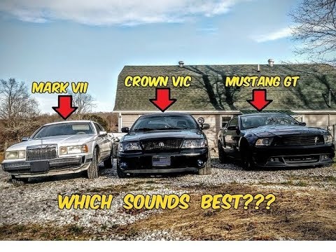 ULTIMATE EXHAUST BATTLE! Crown Victoria VS Lincoln Mark VII VS Mustang GT