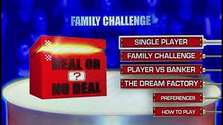 Deal Or No Deal Family Challenge Dvd Game  main Menu