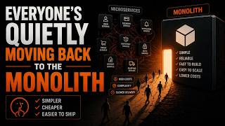 Everyone's quietly moving back to the monolith