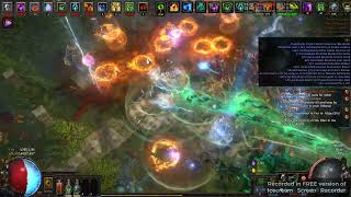 Path Of Exile 1 - Keeper - Poison Generals Cry Blade Flurry Elementalist Herald Em Minions.