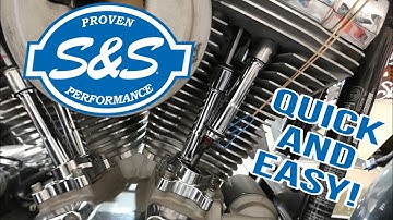 Installing and adjusting S&S Quickee Pushrods on a Harley Davidson