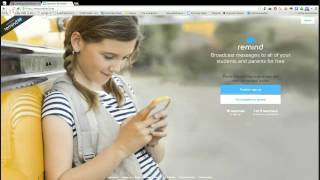 Creating a Remind account